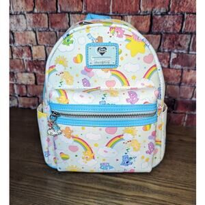 NWT Loungefly Care Bears AOP Backpack 40th Anniversary